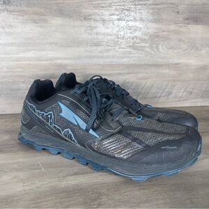 Altra Lone Peak 4 Low RSM Trail Running Shoes Men’s 12.5 Black Blue Comfort